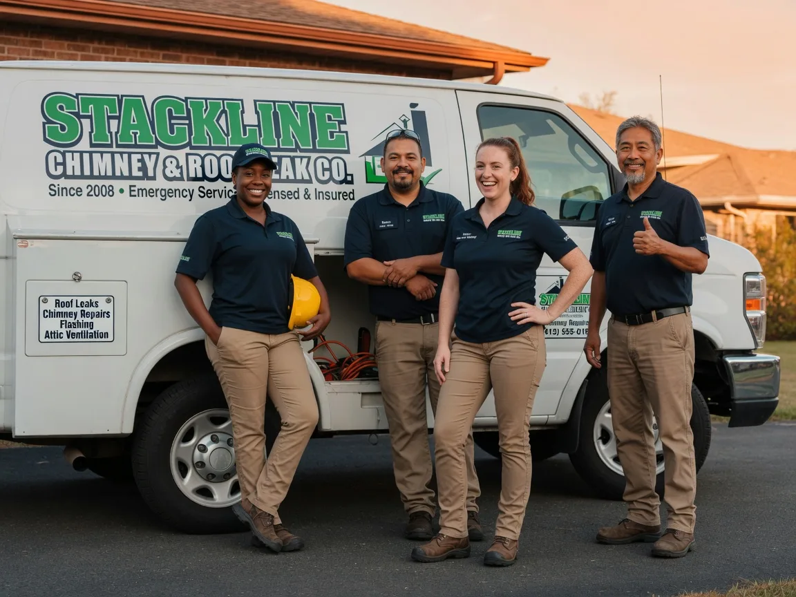 Chimney flashing repair company in Collison, IL